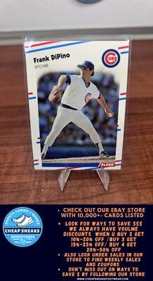 Cheap Sneaks Footwear/Sports Cards Baseball Card Frank DiPino 1988 Fleer #418 Chicago Cubs