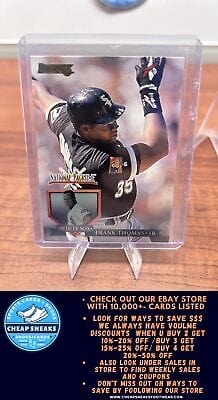 Cheap Sneaks Footwear/Sports Cards Baseball Card Frank Thomas 1995 National Packtime #1 Chicago White Sox