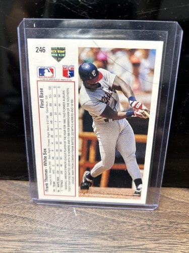 Cheap Sneaks Footwear/Sports Cards Baseball Card Frank Thomas Lot (3) HOF Chicago White Sox 91,92 Upper Deck,91 Score