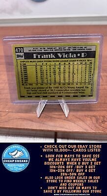 Cheap Sneaks Footwear/Sports Cards Baseball Card Frank Viola 1990 Topps #470 New York Mets
