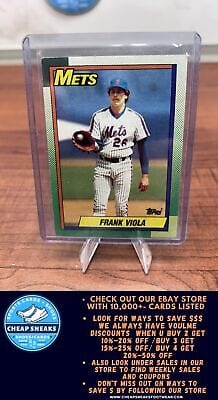 Cheap Sneaks Footwear/Sports Cards Baseball Card Frank Viola 1990 Topps #470 New York Mets