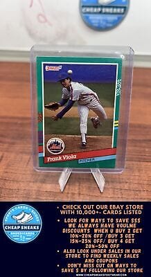 Cheap Sneaks Footwear/Sports Cards Baseball Card Frank Viola 1991 Donruss #529b New York Mets