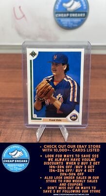 Cheap Sneaks Footwear/Sports Cards Baseball Card Frank Viola 1991 Upper Deck #122 New York Mets