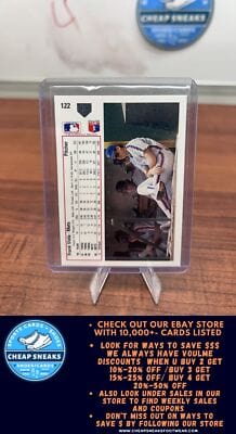 Cheap Sneaks Footwear/Sports Cards Baseball Card Frank Viola 1991 Upper Deck #122 New York Mets