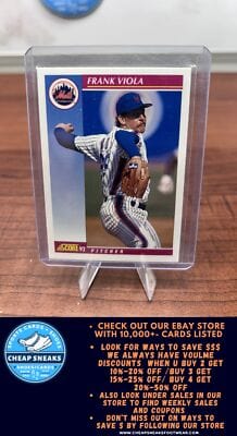 Cheap Sneaks Footwear/Sports Cards Baseball Card Frank Viola 1992 Score #220 New York Mets