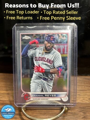 Cheap Sneaks Footwear/Sports Cards Baseball Card Franmil Reyes 2022 Topps Chrome Cleveland Guardians Baseball Card #97