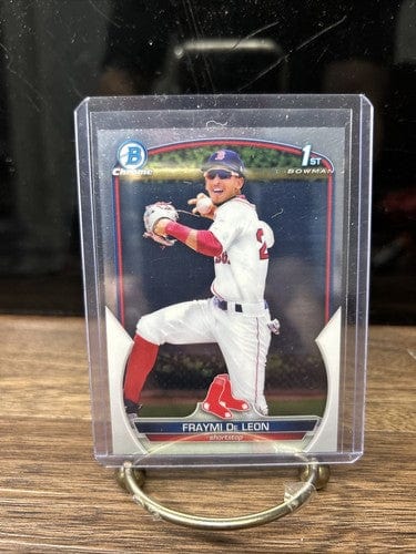 Cheap Sneaks Footwear/Sports Cards Baseball Card FRAYMI DE LEON 2023  BOWMAN CHROME PROSPECT 1ST BOWMAN CHROME #BCP-97