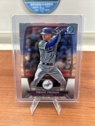 Cheap Sneaks Footwear/Sports Cards Baseball Card Freddie Freeman  2023 Bowman Chrome   Los Angeles Dodgers #47+ 2 Bonus