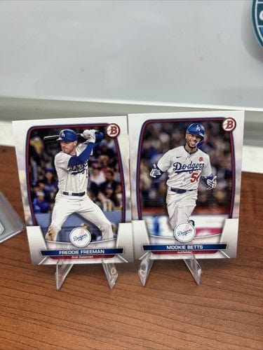 Cheap Sneaks Footwear/Sports Cards Baseball Card Freddie Freeman  2023 Bowman Chrome   Los Angeles Dodgers #47+ 2 Bonus