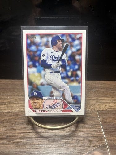 Cheap Sneaks Footwear/Sports Cards Baseball Card Freddie Freeman 2023 Topps Series 1  #200 Los Angeles Dodgers