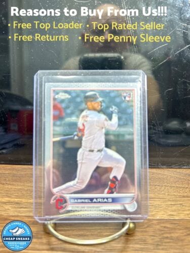 Cheap Sneaks Footwear/Sports Cards Baseball Card Gabriel Arias 2022 Topps Chrome Cleveland Guardians Rookie Baseball Ca