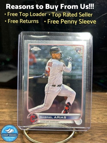 Cheap Sneaks Footwear/Sports Cards Baseball Card Gabriel Arias 2022 Topps Chrome Update Cleveland Guardians Baseball Ca