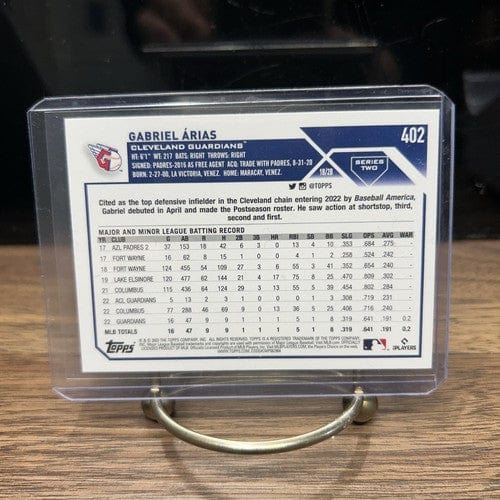 Cheap Sneaks Footwear/Sports Cards Baseball Card Gabriel Arias 2023 Topps Series 2 Cleveland Guardians Baseball Card#40