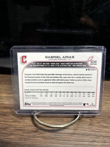 Cheap Sneaks Footwear/Sports Cards Baseball Card Gabriel Arias Topps Update Series Cleveland Guardians Rookie Baseball