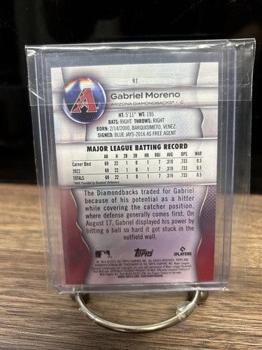 Cheap Sneaks Footwear/Sports Cards Baseball Card Gabriel Moreno 2023 Bowman Platinum Arizona Diamondbacks Rookie Card #