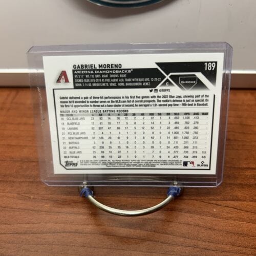 Cheap Sneaks Footwear/Sports Cards Baseball Card Gabriel Moreno 2023 Topps Chrome Logofractor Edition #189 (RC) Arz Dia