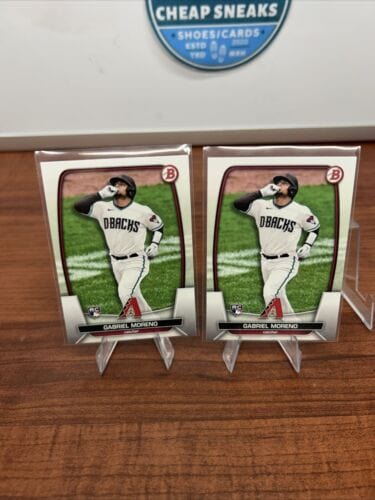 Cheap Sneaks Footwear/Sports Cards Baseball Card Gabriel Moreno (RC) 2023 Bowman Rookie Baseball Card#69 +Bonus Card Di
