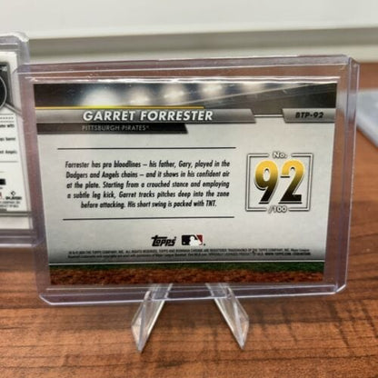 Cheap Sneaks Footwear/Sports Cards Baseball Card Garret Forrester 2024 Bowman Chrome BCP-148+ Bonus Card 24 Bowman Top-