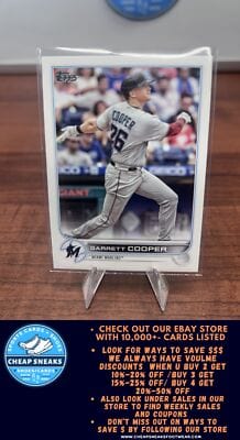 Cheap Sneaks Footwear/Sports Cards Baseball Card Garrett Cooper 2022 Topps Update #US271 Miami Marlins