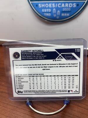 Cheap Sneaks Footwear/Sports Cards Baseball Card Garrett Mitchell RC 2023 Topps Chrome #110 Brewers