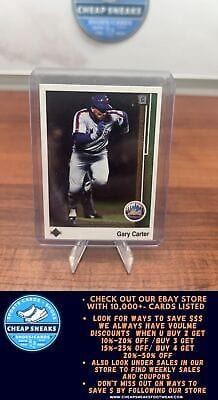 Cheap Sneaks Footwear/Sports Cards Baseball Card Gary Carter 1989 Upper Deck #390 New York Mets