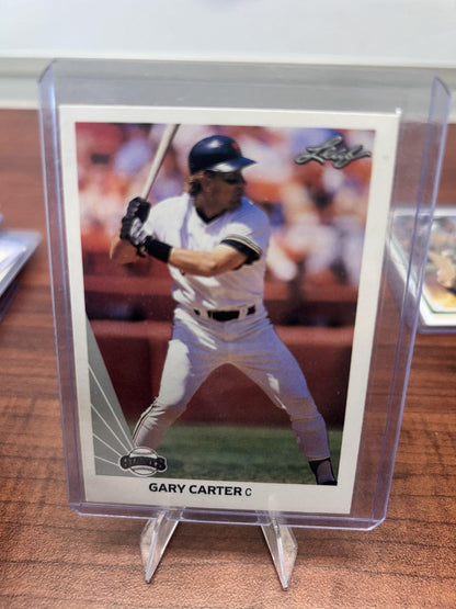 Cheap Sneaks Footwear/Sports Cards Baseball Card Gary Carter 1990 Leaf #134 San Francisco Giants