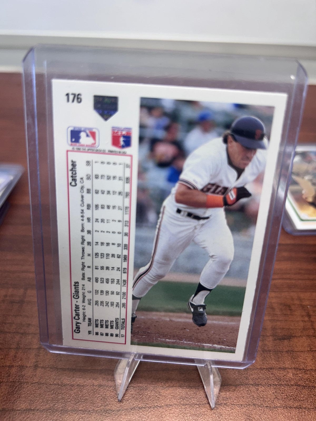 Cheap Sneaks Footwear/Sports Cards Baseball Card Gary Carter 1991 Upper Deck #176 San Francisco Giants
