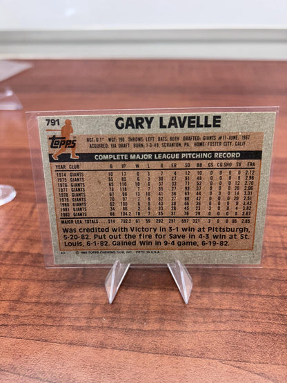 Cheap Sneaks Footwear/Sports Cards Baseball Card Gary Lavelle 1983 Topps #791 San Francisco Giants