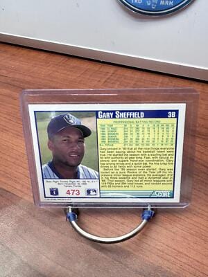 Cheap Sneaks Footwear/Sports Cards Baseball Card Gary Sheffield 1991 Score #473 Milwaukee Brewers