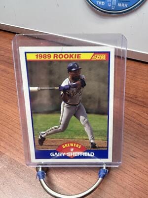 Cheap Sneaks Footwear/Sports Cards Baseball Card Gary Sheffield RC 1989 Score #625 Milwaukee Brewers