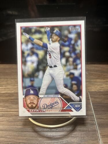 Cheap Sneaks Footwear/Sports Cards Baseball Card Gavin Lux Los Angeles Dodgers 2023 Topps Series 1 ⚾️ Card #247