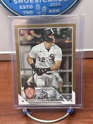Cheap Sneaks Footwear/Sports Cards Baseball Card Gavin Sheets 2023 Topps Series 1 Gold Parallel  #132 Chicago White Sox