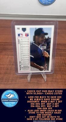 Cheap Sneaks Footwear/Sports Cards Baseball Card George Bell 1991 Upper Deck #742b Chicago Cubs