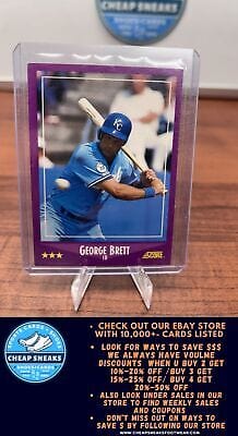 Cheap Sneaks Footwear/Sports Cards Baseball Card George Brett 1988 Score #11 Kansas City Royals