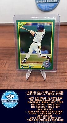 Cheap Sneaks Footwear/Sports Cards Baseball Card George Brett 1990 Score #140 Kansas City Royals