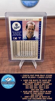 Cheap Sneaks Footwear/Sports Cards Baseball Card George Brett 1993 Score #57 Kansas City Royals