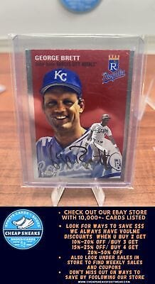 Cheap Sneaks Footwear/Sports Cards Baseball Card George Brett 2023 Topps Chrome Platinum Anniversary #457 Kansas City R