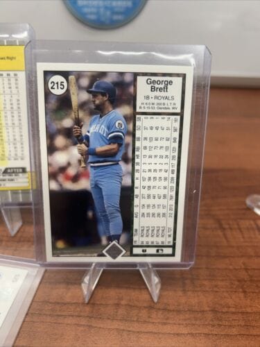 Cheap Sneaks Footwear/Sports Cards Baseball Card George Brett HOF Kansas City Royals 1989/1991 Upper Deck/Fleer/Topps