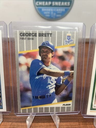Cheap Sneaks Footwear/Sports Cards Baseball Card George Brett HOF Kansas City Royals 1989/1991 Upper Deck/Fleer/Topps
