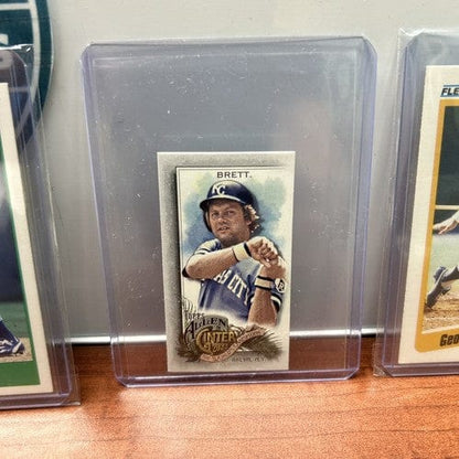 Cheap Sneaks Footwear/Sports Cards Baseball Card George Brett Lot(3) 89 Score, 90 Fleer, 22 Allen&Ginter Mini Kansas Ci