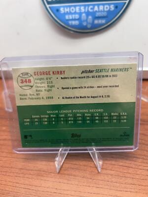 Cheap Sneaks Footwear/Sports Cards Baseball Card George Kirby 2023 Topps Chrome Platinum Anniversary #348 Seattle Marin