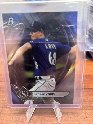 Cheap Sneaks Footwear/Sports Cards Baseball Card George Kirby RC 2022 Bowman Platinum #71 Seattle Mariners