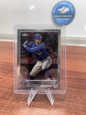Cheap Sneaks Footwear/Sports Cards Baseball Card George Springer 2022 Topps Chrome #214 Toronto Blue Jays