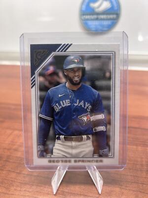 Cheap Sneaks Footwear/Sports Cards Baseball Card George Springer 2022 Topps Gallery #77 Toronto Blue Jays