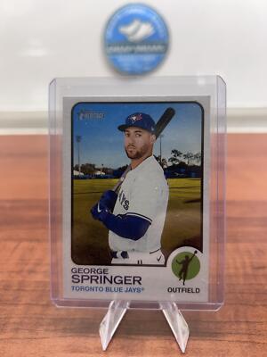 Cheap Sneaks Footwear/Sports Cards Baseball Card George Springer 2022 Topps Heritage #631 Toronto Blue Jays