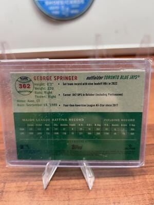 Cheap Sneaks Footwear/Sports Cards Baseball Card George Springer 2023 Topps Chrome Platinum Anniversary Topps Refractor