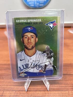 Cheap Sneaks Footwear/Sports Cards Baseball Card George Springer 2023 Topps Chrome Platinum Anniversary Topps Refractor
