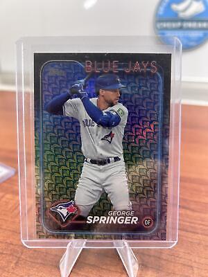 Cheap Sneaks Footwear/Sports Cards Baseball Card George Springer 2024 Topps Holiday #72 Toronto Blue Jays