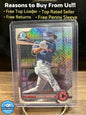Cheap Sneaks Footwear/Sports Cards Baseball Card George Valera Rookie 2022 Bowman Chrome Prospects MOJO REFRACTOR -Guar