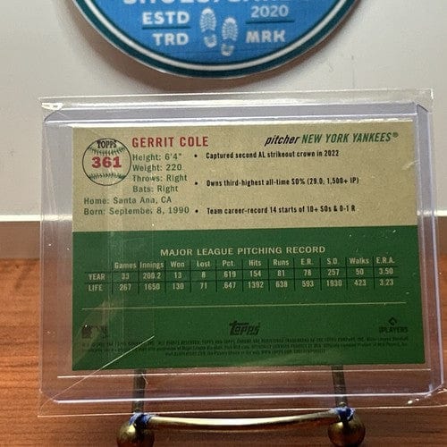 Cheap Sneaks Footwear/Sports Cards Baseball Card Gerrit Cole 2023 Topps Chrome Platinum Anniversary New York Yankees Ca